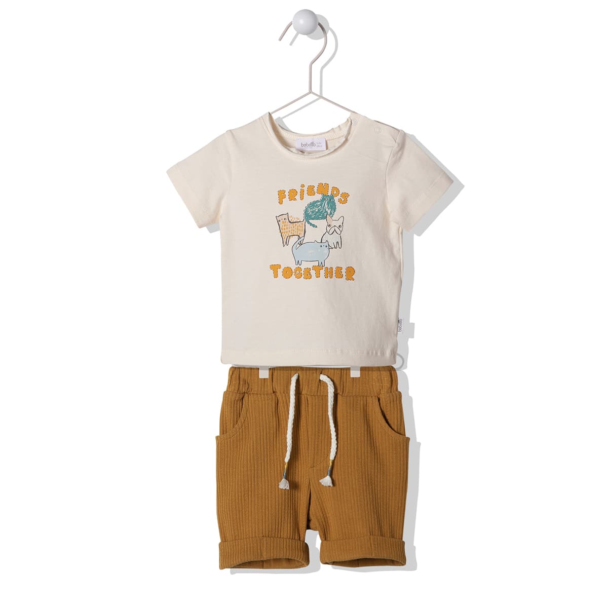 

Комплект Bebetto Футболка Шорты Street Animals, р.  K3918 ТМ: Bebetto, Коричневый, K3918