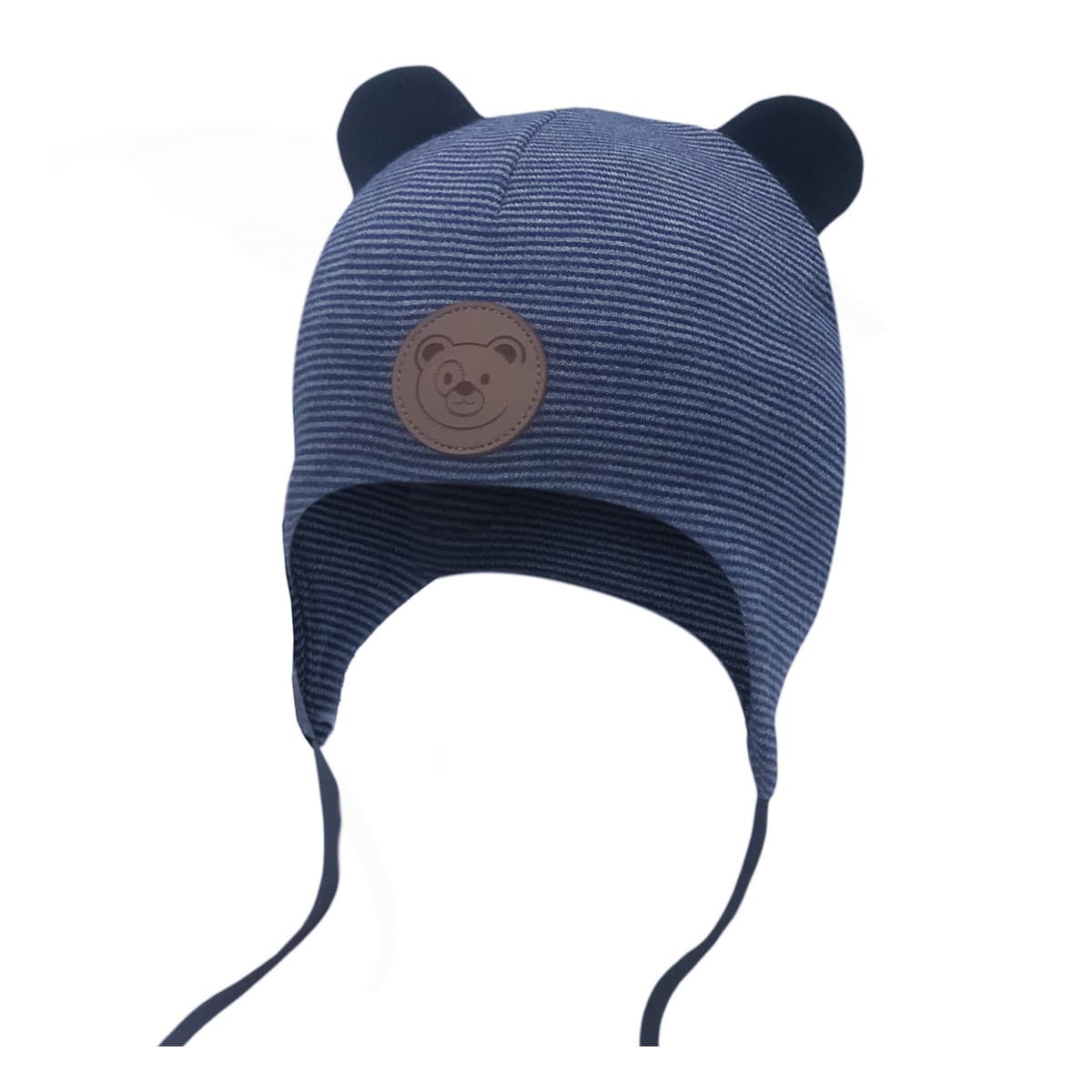 

Шапка Elf-kids Brown bear Stripe, р.  Роббі ТМ: Elf-kids, Серый с синим, Роббі