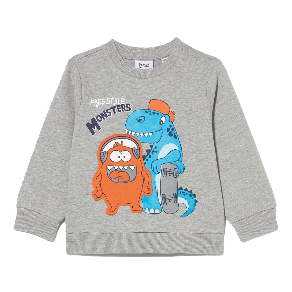 

Свитшот BluKids Fiesta de monstruos, р.  6041502 ТМ: BluKids, Серый, 6041502