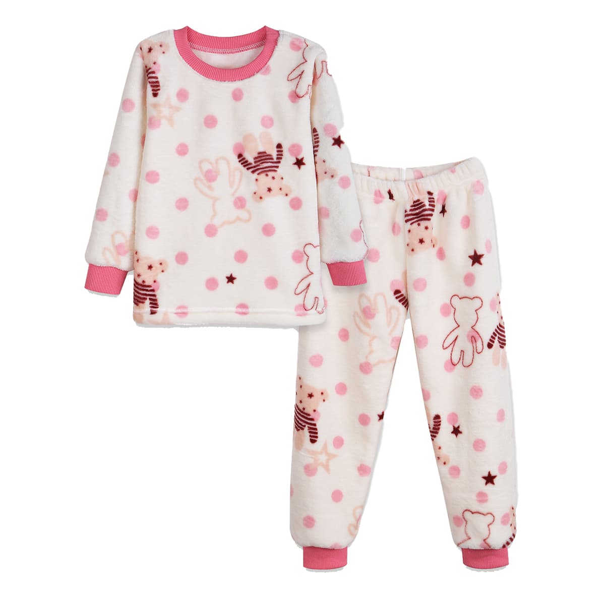 

Комплект махровый Flamingo Джемпер Брюки Fluffy Bear, р. -104 855-910 ТМ: ФЛАМИНГО, Молочный, 855-910