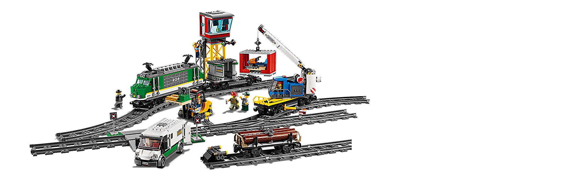 Создайте свое собственное приключение в поезде LEGO® City!