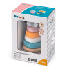 Пірамідка Viga Toys PolarB Білий ведмедик