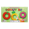 Набір для ліплення Moon Light Clay Donut Set Fruits, 12 кольорів