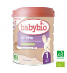 Суміш суха органічна молочна Babybio Optima 1, 800 г
