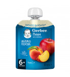 Фруктове пюре Gerber Яблуко і персик 90 г