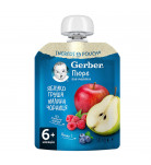 Пюре Gerber Яблуко Груша Малина Чорниця 90 г