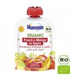 Пюре органічне Humana Яблуко Персик Манго 90 г