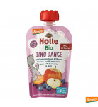 Пюре органічне Holle Dino Dance Яблуко Чорниця Слива 100 г