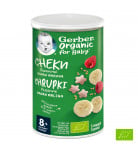 Снеки пшеничні Gerber Organic Банан Малина 35 г