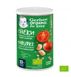 Снеки пшенично-вівсяні Gerber Organic Томати Морква 35 г