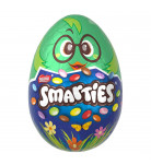 Фігурка з молочного шоколаду Smarties Яйце з драже і цукровою глазур'ю 40 г