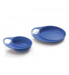 Набір тарілок Nuvita Easy Eating Blue 2шт