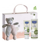 Подарунковий набір Mustela Crème Change and Gel Lavant для дівчинки