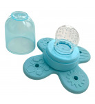 Силіконовий ніблер KinderenOK Nibi Teether 2in1 Блакитний 