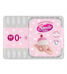 Ватні палички Smile baby з обмежувачем 60 шт