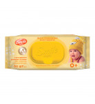 Вологі серветки Smile baby з екстрактами ромашки і алое 0+ 60 шт