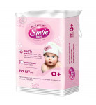 Ватні диски Smile baby 0+ 60 шт