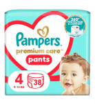 Підгузки-трусики Pampers Premium Care Pants Розмір 4 (9-15 кг) 38 шт