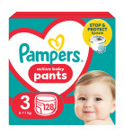 Підгузки-трусики Pampers Active Baby Pants Розмір 3 (6-11 кг) 128 шт