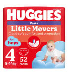 Підгузки-трусики Huggies Pants Little Movers 4 for boy 9-14 кг 52 шт