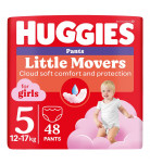 Підгузки-трусики Huggies Pants Little Movers 5 for girl 12-17 кг 48 шт
