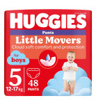 Підгузки-трусики Huggies Pants Little Movers 5 for boy 12-17 кг 48 шт