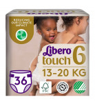 Підгузки Libero Touch Розмір 6 (13-20 кг) 36 шт