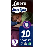 Підгузки Libero Sleep Tight 10 (35-60 кг) 9 шт