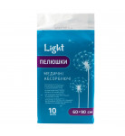 Пелюшки одноразові абсорбуючі Тетафарм Light 60х90, 10 шт