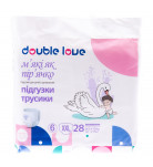 Підгузки-трусики Double Love Розмір 6/XXL (15+ кг) 28 шт