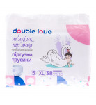 Підгузки-трусики Double Love Розмір 5/XL (12-17 кг) 38 шт