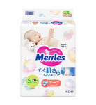 Підгузки Merries Super Jumbo Розмір S (4–8 кг) 70 шт