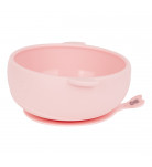 Силіконова тарілка Kikka boo Whale Pink