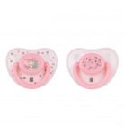 Пустушки Kikka boo Savanna Pink 0-6 міс 2 шт