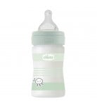 Скляна пляшка Chicco з силіконовою соскою, 150 мл