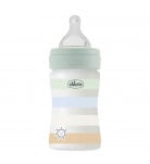 Пляшка Chicco Wellbeing для хлопчика, 150 мл, соска силікон