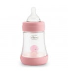 Пляшка Chicco Perfect 5 рожева з соскою 0 міс, 150 мл