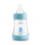 Пляшка Chicco Perfect 5 блакитна з соскою 0 міс, 150 мл