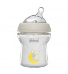 Скляна пляшечка для годування Chicco Natural Feeling New Bunny 150 мл