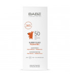 Дитячий сонцезахисний супер флюїд Babe Laboratorios Super Fluid Pediatric SPF 50 з пантенолом та пребіотиком 50 мл