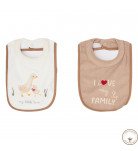 Набір слинявчиків BluKids Bio Cotton Family 2 шт