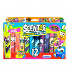 Набір ароматних маркерів Scentos Fruit Scented Markers, 12 шт