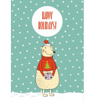 Вітальна листівка Kinza Happy Holidays