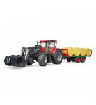 Трактор Bruder CASE IH Optum 300 CVX із причепом