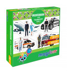 Набір магнітів Magdum Magnets Profession and Transport (англ)