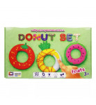Набір для ліплення Moon Light Clay Donut Set Fruits, 12 кольорів