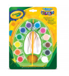Палітра фарб Crayola Ilavabilissimi з пензликом 12 кольорів