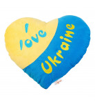 Подушка-серце Tigres I love Ukraine (англ)