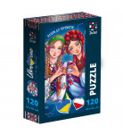 Пазл De.tail Україна та Польща (укр) 120 эл