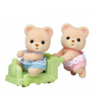 Набір Sylvanian Families 5426 Ведмежата-двійнята на машинці